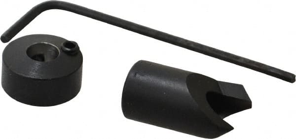 Vernon - 3/8" Cutter Diam, #7 Drill Combatibility, 1/4" Collar Thickness, Adjustable Depth Drill Countersink - Americas Industrial Supply