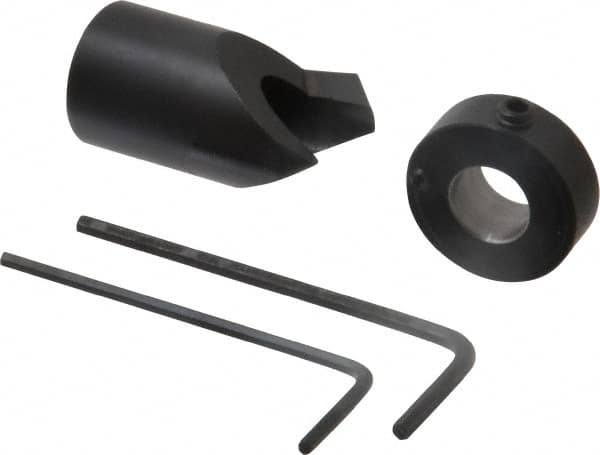 Vernon - 5/8" Cutter Diam, Letter R Drill Compatibility, 5/16" Collar Thickness, Adjustable Depth Drill Countersink - Americas Industrial Supply