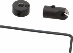 Vernon - 5/16" Cutter Diam, 9/64" Drill Compatibility, 1/4" Collar Thickness, Adjustable Depth Drill Countersink - Americas Industrial Supply