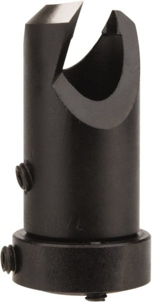 Vernon - 5/8" Cutter Diam, 7/16" Drill Compatibility, 5/16" Collar Thickness, Adjustable Depth Drill Countersink - Americas Industrial Supply
