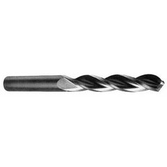Made in USA - 11/32" 130° Solid Carbide Jobber Drill - Americas Industrial Supply