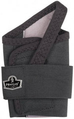 Ergodyne - Size L, Elastic, Left Hand Wrist Support - 1 Strap, 7 to 8 Inch Wrist, Thumb Loop, Black - Americas Industrial Supply