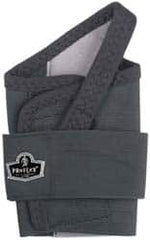 Ergodyne - Size S, Elastic, Right Hand Wrist Support - 1 Strap, Thumb Loop, Black - Americas Industrial Supply