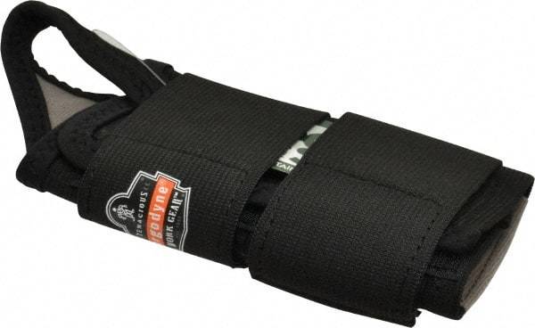 Ergodyne - Size S, Neoprene, Left Hand Wrist Support - 2 Straps, Thumb Loop, Black - Americas Industrial Supply