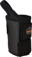 Ergodyne - Size XL, Neoprene, Left Hand Wrist Support - 2 Straps, Thumb Loop, Black - Americas Industrial Supply