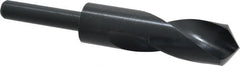 Interstate - 1-1/32" Drill, 118° Point, High Speed Steel Silver Deming & Reduced Shank Drill Bit - Americas Industrial Supply