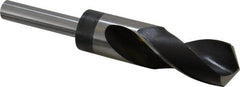 Interstate - 1-3/64" Drill, 118° Point, High Speed Steel Silver Deming & Reduced Shank Drill Bit - Americas Industrial Supply