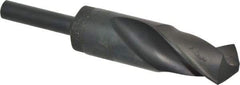 Interstate - 1-7/32" Drill, 118° Point, High Speed Steel Silver Deming & Reduced Shank Drill Bit - Oxide Finish, 6" OAL, Straight Shank, 3" Flute Length, Right Hand Cut, Standard Point, Spiral Flute, Regular Spiral - Americas Industrial Supply