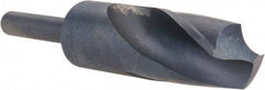 Interstate - 1-17/64" Drill, 118° Point, High Speed Steel Silver Deming & Reduced Shank Drill Bit - Oxide Finish, 6" OAL, Straight Shank, 3" Flute Length, Right Hand Cut, Standard Point, Spiral Flute, Regular Spiral - Americas Industrial Supply