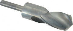 Interstate - 1-11/32" Drill, 118° Point, High Speed Steel Silver Deming & Reduced Shank Drill Bit - Americas Industrial Supply