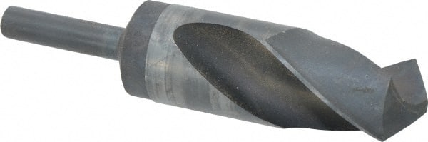 Interstate - 1-31/64" Drill, 118° Point, High Speed Steel Silver Deming & Reduced Shank Drill Bit - Americas Industrial Supply