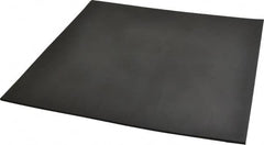 Made in USA - 12" Long, 12" Wide, 1/8" Thick, Buna-N Rubber Foam Sheet - 35 to 45 Durometer, Black, -40 to 212°F, 1,500 psi Tensile Strength, Stock Length - Americas Industrial Supply