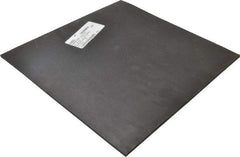 Made in USA - 12" Long, 12" Wide, 3/16" Thick, Buna-N Rubber Foam Sheet - 45 to 55 Durometer, Black, -40 to 212°F, 1,500 psi Tensile Strength, Stock Length - Americas Industrial Supply