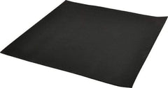 Made in USA - 12" Long, 12" Wide, 0.093" Thick, Buna-N Rubber Foam Sheet - 65 to 75 Durometer, Black, -40 to 212°F, 1,500 psi Tensile Strength, Stock Length - Americas Industrial Supply