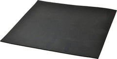 Made in USA - 12" Long, 12" Wide, 1/8" Thick, Buna-N Rubber Foam Sheet - 65 to 75 Durometer, Black, -40 to 212°F, 1,500 psi Tensile Strength, Stock Length - Americas Industrial Supply
