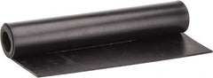 Made in USA - 24" Long, 12" Wide, 0.093" Thick, Buna-N Rubber Foam Sheet - 35 to 45 Durometer, Black, -40 to 212°F, 1,500 psi Tensile Strength, Stock Length - Americas Industrial Supply