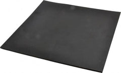Made in USA - 12" Long, 12" Wide, 1/4" Thick, Neoprene Rubber Foam Sheet - 65 to 75 Durometer, Black, -40 to 212°F, 1,000 psi Tensile Strength, Stock Length - Americas Industrial Supply