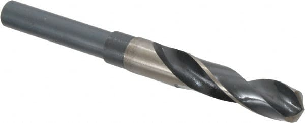 Interstate - 41/64" Drill, 118° Point, Cobalt Silver Deming & Reduced Shank Drill Bit - Americas Industrial Supply
