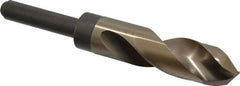 Interstate - 15/16" Drill, 118° Point, Cobalt Silver Deming & Reduced Shank Drill Bit - Americas Industrial Supply