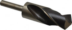 Interstate - 1-3/8" Drill, 118° Point, Cobalt Silver Deming & Reduced Shank Drill Bit - Americas Industrial Supply