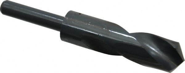 Interstate - 26mm Drill, 118° Point, High Speed Steel Silver Deming & Reduced Shank Drill Bit - Americas Industrial Supply