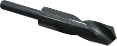 Interstate - 26mm Drill, 118° Point, High Speed Steel Silver Deming & Reduced Shank Drill Bit - Americas Industrial Supply