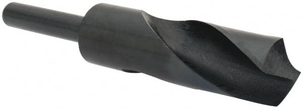 Interstate - 28.52mm Drill, 118° Point, High Speed Steel Silver Deming & Reduced Shank Drill Bit - Americas Industrial Supply