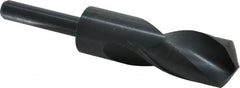 Interstate - 30mm Drill, 118° Point, High Speed Steel Silver Deming & Reduced Shank Drill Bit - Americas Industrial Supply