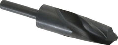 Interstate - 30.5mm Drill, 118° Point, High Speed Steel Silver Deming & Reduced Shank Drill Bit - Americas Industrial Supply