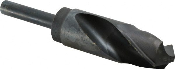 Interstate - 32.5mm Drill, 118° Point, High Speed Steel Silver Deming & Reduced Shank Drill Bit - Americas Industrial Supply