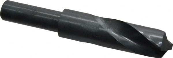 Interstate - 1-1/32" Drill, 118° Point, High Speed Steel Silver Deming & Reduced Shank Drill Bit - Americas Industrial Supply