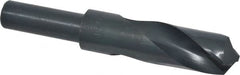 Interstate - 1-1/16" Drill, 118° Point, High Speed Steel Silver Deming & Reduced Shank Drill Bit - Americas Industrial Supply