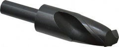 Interstate - 1-7/16" Drill, 118° Point, High Speed Steel Silver Deming & Reduced Shank Drill Bit - Americas Industrial Supply