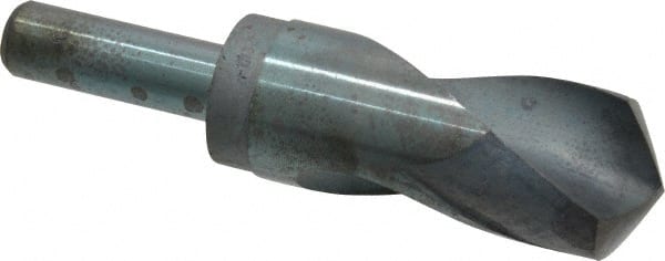Interstate - 1-17/32" 118° Spiral Flute High Speed Steel Taper Length Drill Bit - Americas Industrial Supply