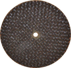 Norton - 2" 60 Grit Aluminum Oxide Cutoff Wheel - 0.06" Thick, 1/8" Arbor, 30,560 Max RPM, Use with Die Grinders - Americas Industrial Supply