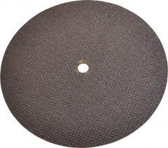 Norton - 6" 60 Grit Aluminum Oxide Cutoff Wheel - 0.035" Thick, 3/8" Arbor, 10,190 Max RPM, Use with Die Grinders - Americas Industrial Supply