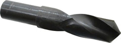 Interstate - 1-7/16" 118° Spiral Flute High Speed Steel Screw Machine Drill Bit - Americas Industrial Supply