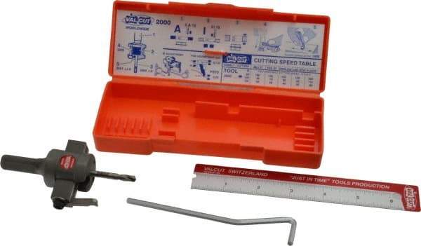 SPI - 3/4 to 3" Cutting Diam, 3/8" Cutting Depth, Circle Cutter & Trepanning Tool - Straight Shank, 1/2" Shank Diam - Americas Industrial Supply