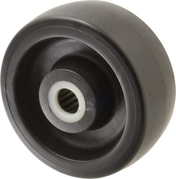 Fairbanks - 5 Inch Diameter x 2 Inch Wide, Polyolefin Caster Wheel - 1,000 Lb. Capacity, 2-3/16 Inch Hub Length, 3/4 Inch Axle Diameter, Roller Bearing - Americas Industrial Supply