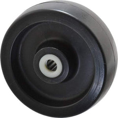 Fairbanks - 6 Inch Diameter x 2 Inch Wide, Polyolefin Caster Wheel - 1,200 Lb. Capacity, 2-3/16 Inch Hub Length, 5/8 Inch Axle Diameter, Roller Bearing - Americas Industrial Supply