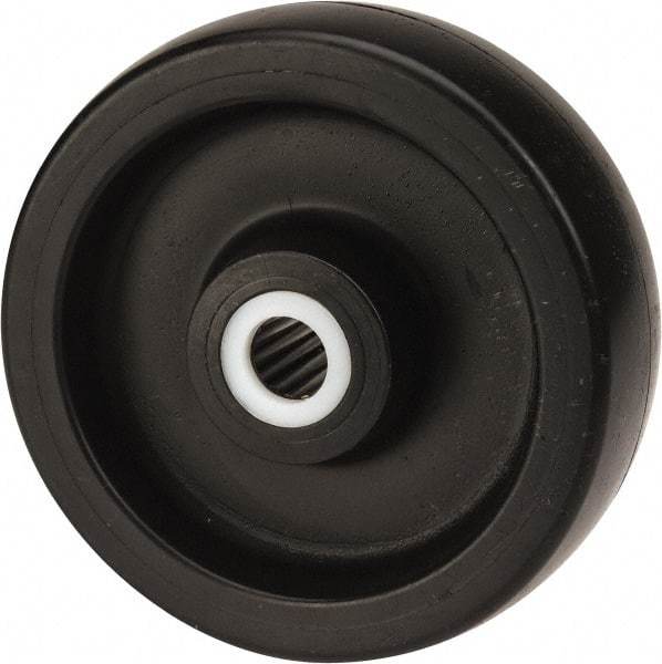 Fairbanks - 6 Inch Diameter x 2 Inch Wide, Polyolefin Caster Wheel - 1,200 Lb. Capacity, 2-3/16 Inch Hub Length, 3/4 Inch Axle Diameter, Roller Bearing - Americas Industrial Supply