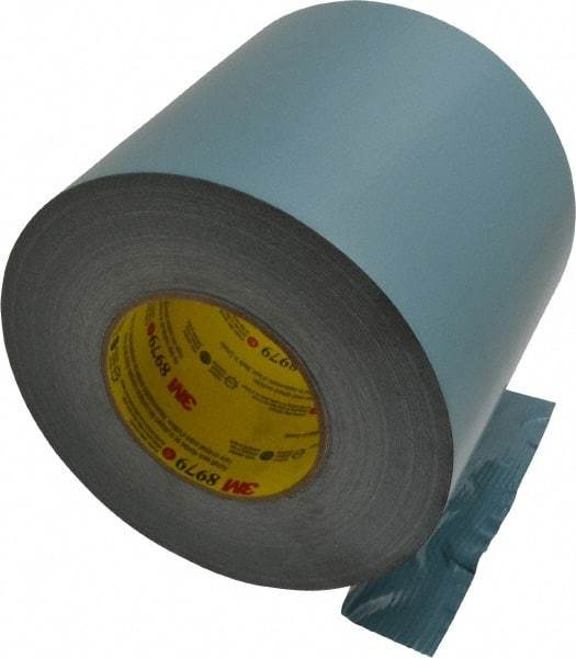 3M - 6" x 55m Blue Duct Tape - 12.1 mil, Rubber Adhesive, Polyethylene Film Backing, 36 Lb/ln Tensile Strength, 200°F Max, Series 8979 - Americas Industrial Supply