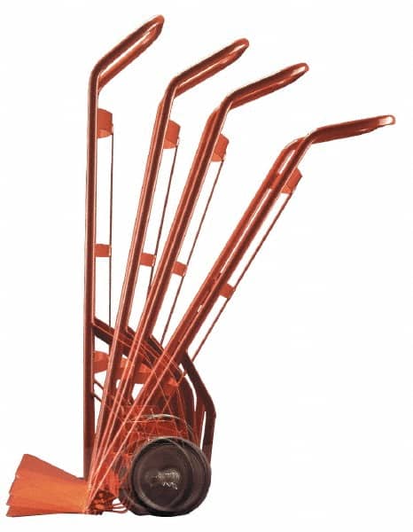 Wesco Industrial Products - 500 Lb Capacity 50" OAH Hand Truck - Swept Back Handle, Steel, Semi-Pneumatic Wheels - Americas Industrial Supply