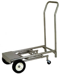 Wesco Industrial Products - 400 Lb Capacity Hand Truck - Swept Back Handle, Steel, Semi-Pneumatic Wheels - Americas Industrial Supply