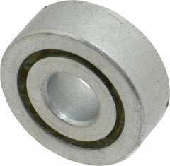 Value Collection - 3/8" Bore Diam, 1-1/16" OD, Open Unground Full Complement Radial Ball Bearing - 3/8" Wide, 1 Row, Round Bore, 484 Lb Dynamic Capacity - Americas Industrial Supply