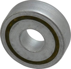 Value Collection - 1/2" Bore Diam, 1-3/8" OD, Open Unground Full Complement Radial Ball Bearing - 7/16" Wide, 1 Row, Round Bore, 769 Lb Dynamic Capacity - Americas Industrial Supply