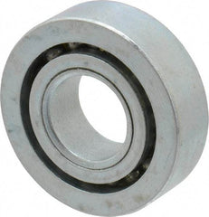 Value Collection - 5/8" Bore Diam, 1-1/2" OD, Open Unground Full Complement Radial Ball Bearing - 7/16" Wide, 1 Row, Round Bore, 769 Lb Dynamic Capacity - Americas Industrial Supply