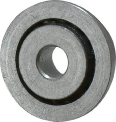 Value Collection - 1/4" Bore Diam, 7/8" OD, Open Unground Full Complement Radial Ball Bearing - With Flange, 1 Row, Round Bore, 356 Lb Dynamic Capacity - Americas Industrial Supply