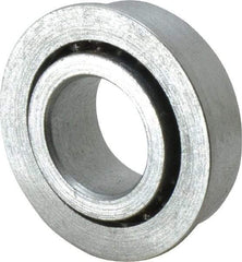 Value Collection - 5/8" Bore Diam, 1-1/4" OD, Open Unground Full Complement Radial Ball Bearing - With Flange, 1 Row, Round Bore, 594 Lb Dynamic Capacity - Americas Industrial Supply