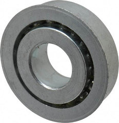 Value Collection - 3/4" Bore Diam, 1-7/8" OD, Open Unground Full Complement Radial Ball Bearing - With Flange, 1 Row, Round Bore, 1,291 Lb Dynamic Capacity - Americas Industrial Supply